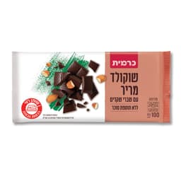 שוקולד מריר ושקדים ל