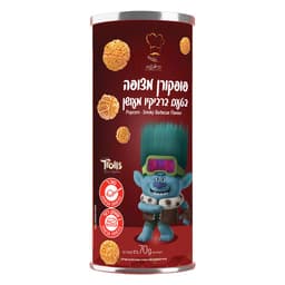 חטיף פופקורן מצופה בטעם ברביקיו  70 גר