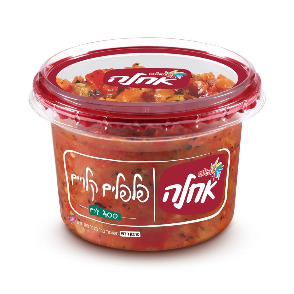 פלפלים קלויים 400 גר