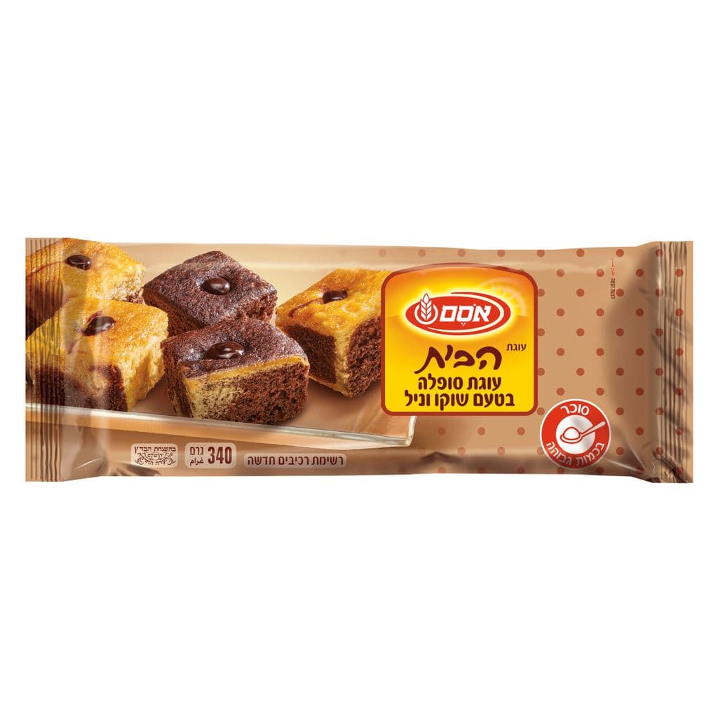 עוגת סופלה בטעם שוקו וניל 340 גרם