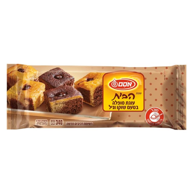 עוגת סופלה בטעם שוקו וניל 340 גרם