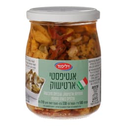 אנטיפסטי ארטישוק בשמן חמניות  380מ"ל