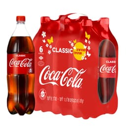 קוקה קולה 1.5 ליטר מארז שישייה חג שמח