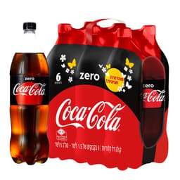 מארז שישייה קוקה קולה זירו * 1.5 ל'