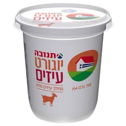 יוגורט תנובה מחלב עיזים מלא 750 גרם