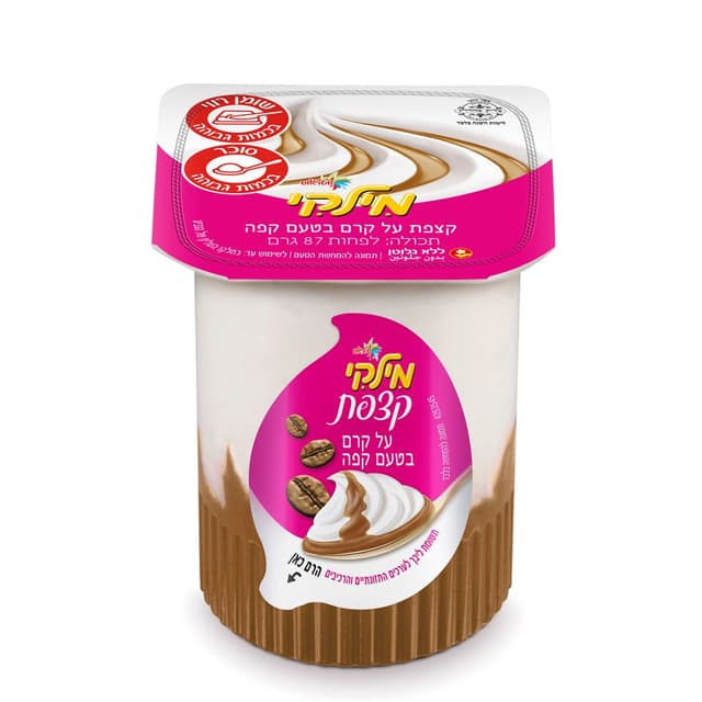 מילקי קצפת על קרם קפה