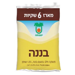 משקה בננה שקיות 225*6מ"ל
