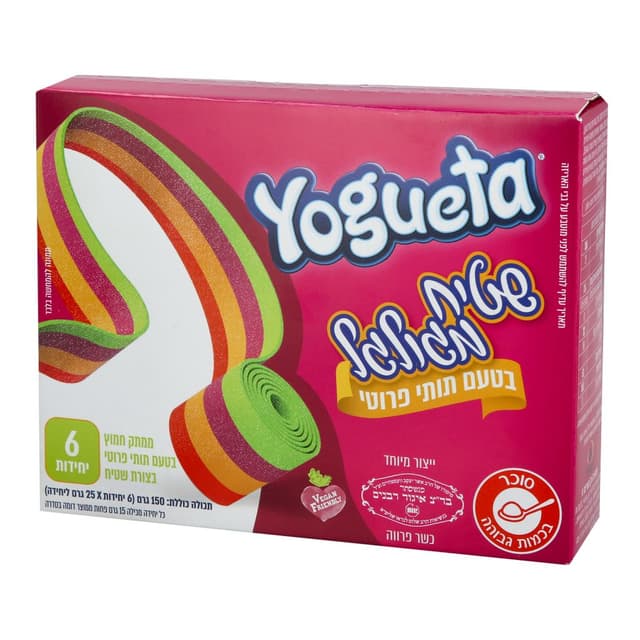 יוגטה - שטיח מגולגל תותי פרוטי 150 גרם