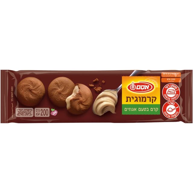 אסם קרמוגית במילוי קרם אגוזים 200 גרם