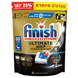 פיניש - אולטימייט פלוס קפסולות למדיח 60 יח'