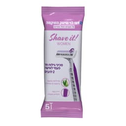 סכיני גילוח לאישה 5י