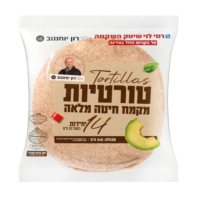 טורטיה חיטה מלאה 560