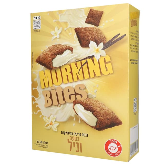 דגנים פריכים בטעם וניל 620 ג'  MORNING