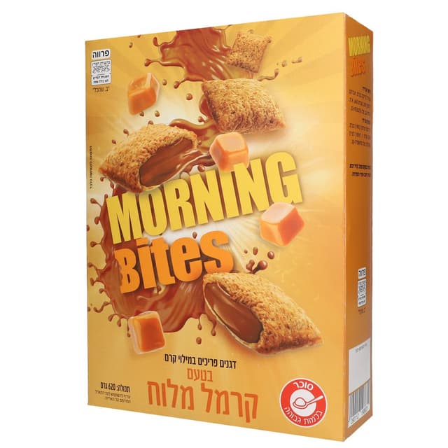 דגנים פריכים בטעם קרמל מלוח 620 ג' MORNING