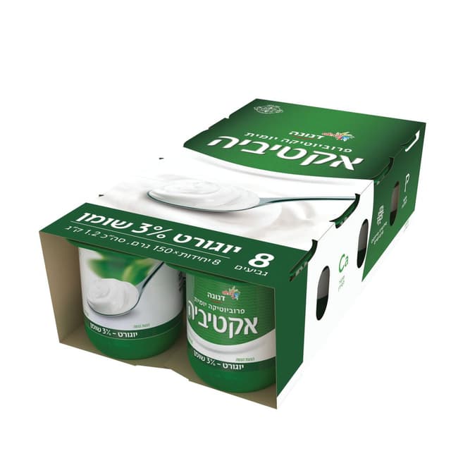 מארז אקטיביה שמיניה 3% 150 גר*8