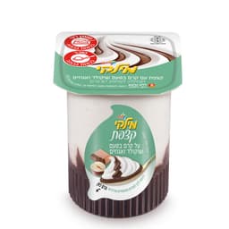 מילקי קצפת על קרם שוקולד ואגוזים