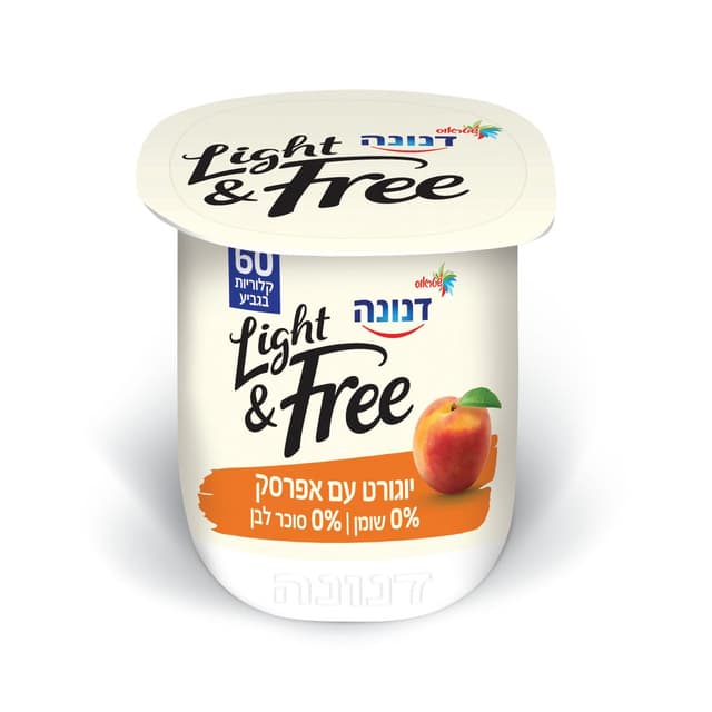 דנונה לייט ט.אפרסק 150גר