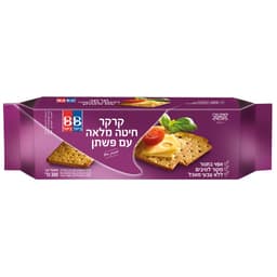 קרקר חיטה מלאה ופשתן