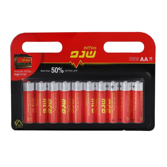 סוללות AA שנפ 10 יחידות