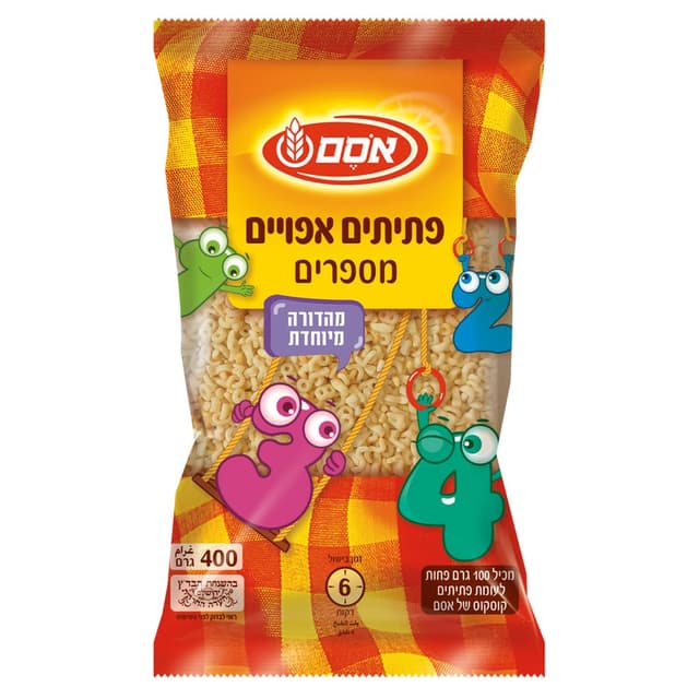 פתיתים מספרים 400 גרם אסם
