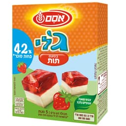 אסם גלי תות שדה מופחת סוכר 90 גרם