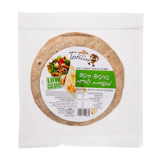 טורטיה חיטה מופחתת קלוריות 270 גרם