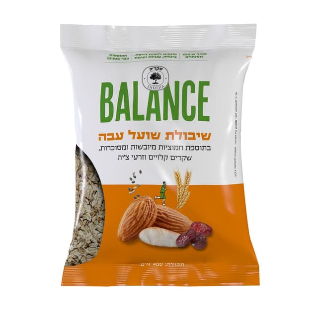 קוואקר בתוספת זרעי צ`יה חמוציות ושקדים