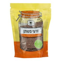 זרעי פשתן 300גר שקדי