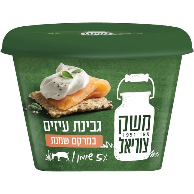 קרם שמנת עיזים מעודנ