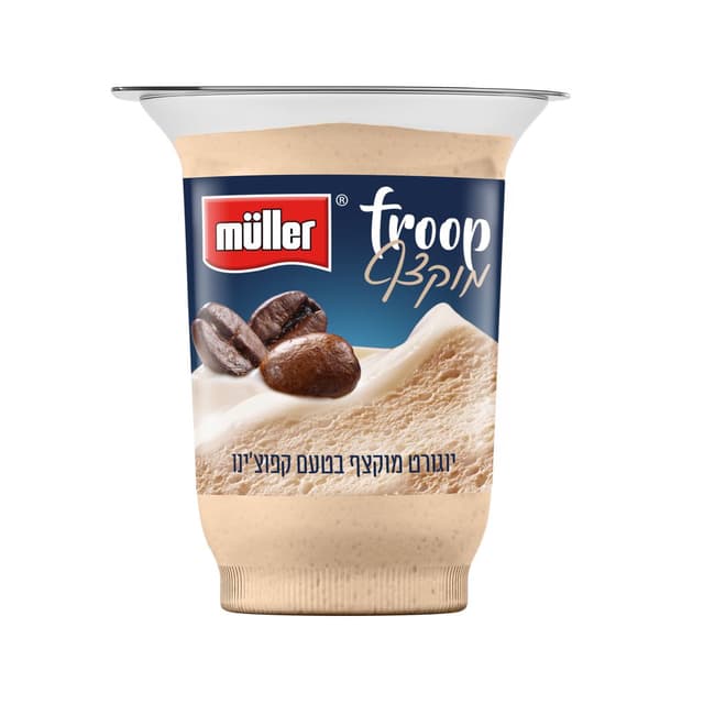 יוגורט מוקצף קפוצ'ינו95ג