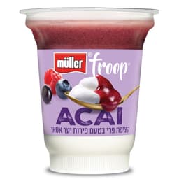 יוגורט ביו פרופ 3% קציפת פירות יער אסאי