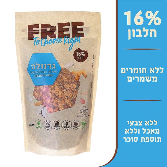 פרי גרנולה בוטנים קו