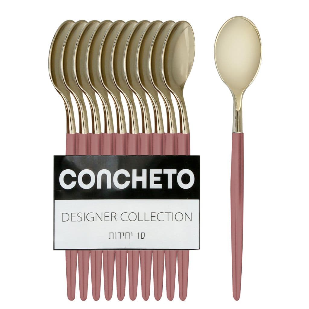 כף (10יח') ורוד זהב