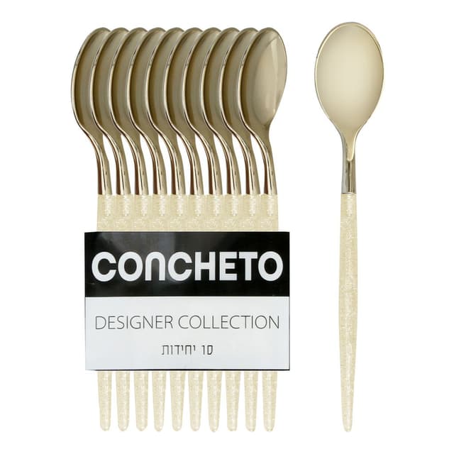 כף (10יח') נצנץ זהב