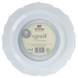 טוסקנה צלחת 9' לבן 1