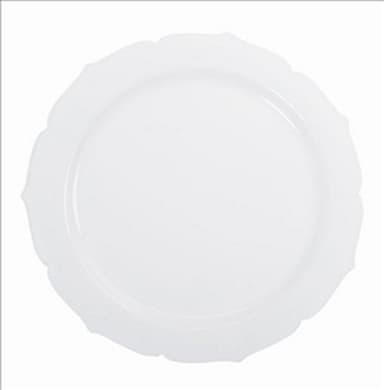 טוסקנה צלחת 10' לבן