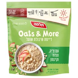 תלמה - דייסת שיבולת שועל עם תפוח וקינמון 300 גרם