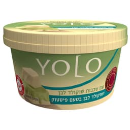 YOLO מעדן שוקולד לבן פיסטוק 122ג