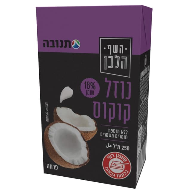 נוזל קוקוס 18% שומן