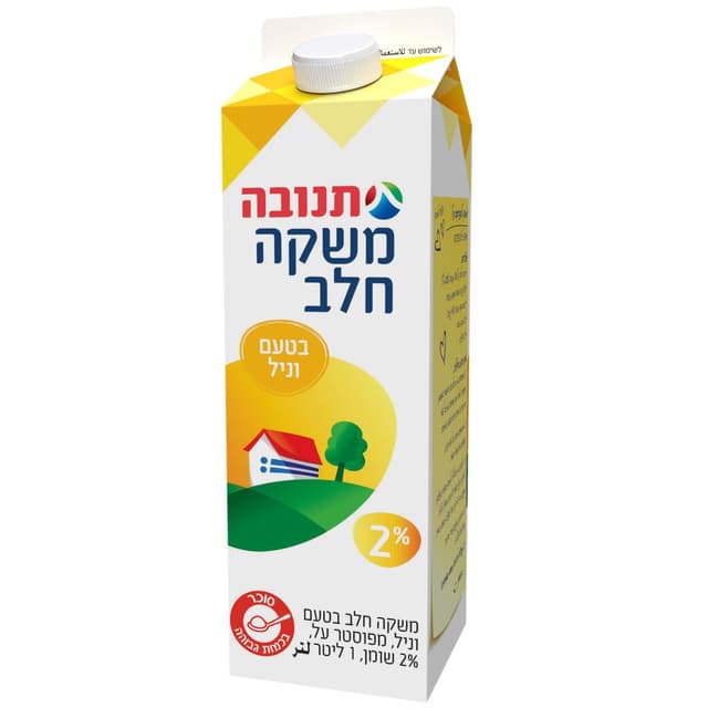 חלב על   הבוקר}תנובה{1ל 2% שומן