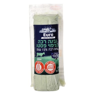 גבינה רכה בציפוי פסטו 110 גרם 15% שומן