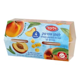 רביעיית לפתן אפרסק בסירופ קל