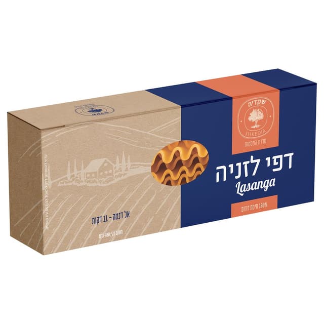 דפי לזניה שקדיה 400ג