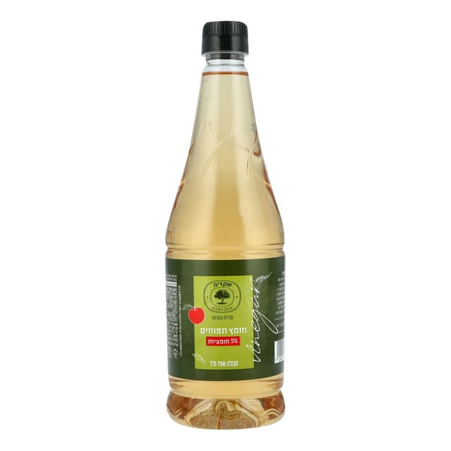 חומץ תפוחים 750 מ"ל שקדיה