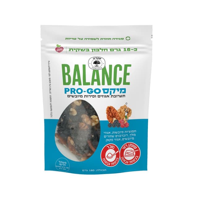 מיקס PRO-GO תערובת אגוזים ופירות