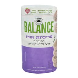 פריכיות אורז צ`יה וקינואה 100גר