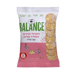 פריכיות תירס ואורז מלא עם מלח 50גר