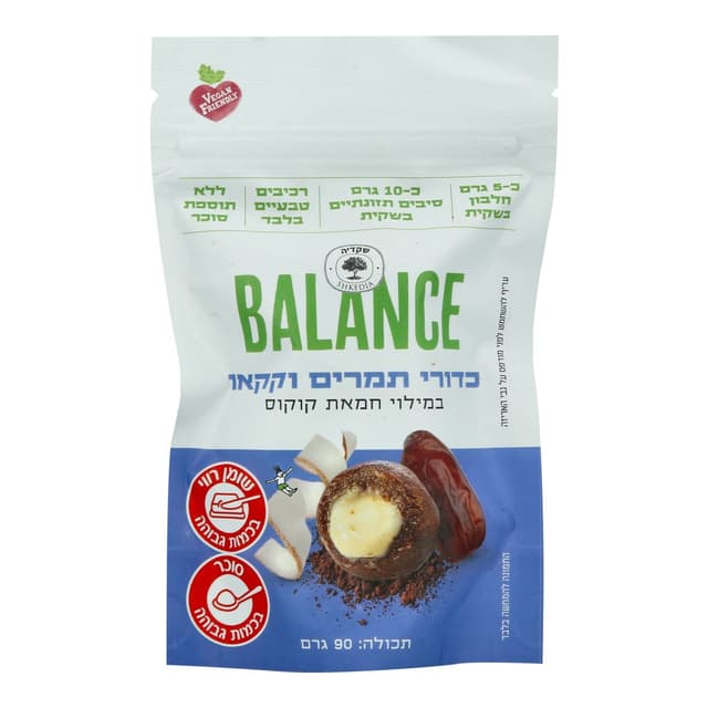 כדורי תמרים במילוי קוקוס 90גר