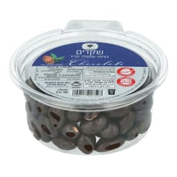 שקדים בציפוי שוקולד מריר 180 גרם