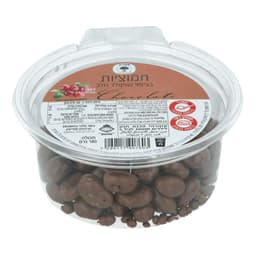 חמוציות בציפוי שוקולד חלב 180 גרם